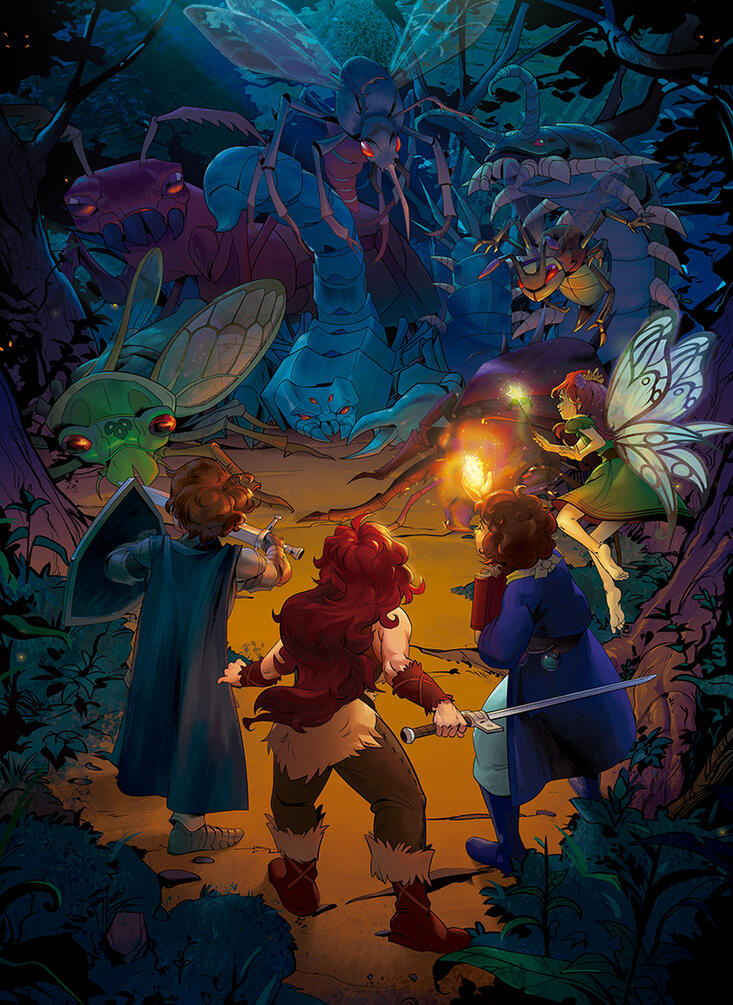 "Faz de Conta RPG - Insetário" Cover Book Illustration (2026)