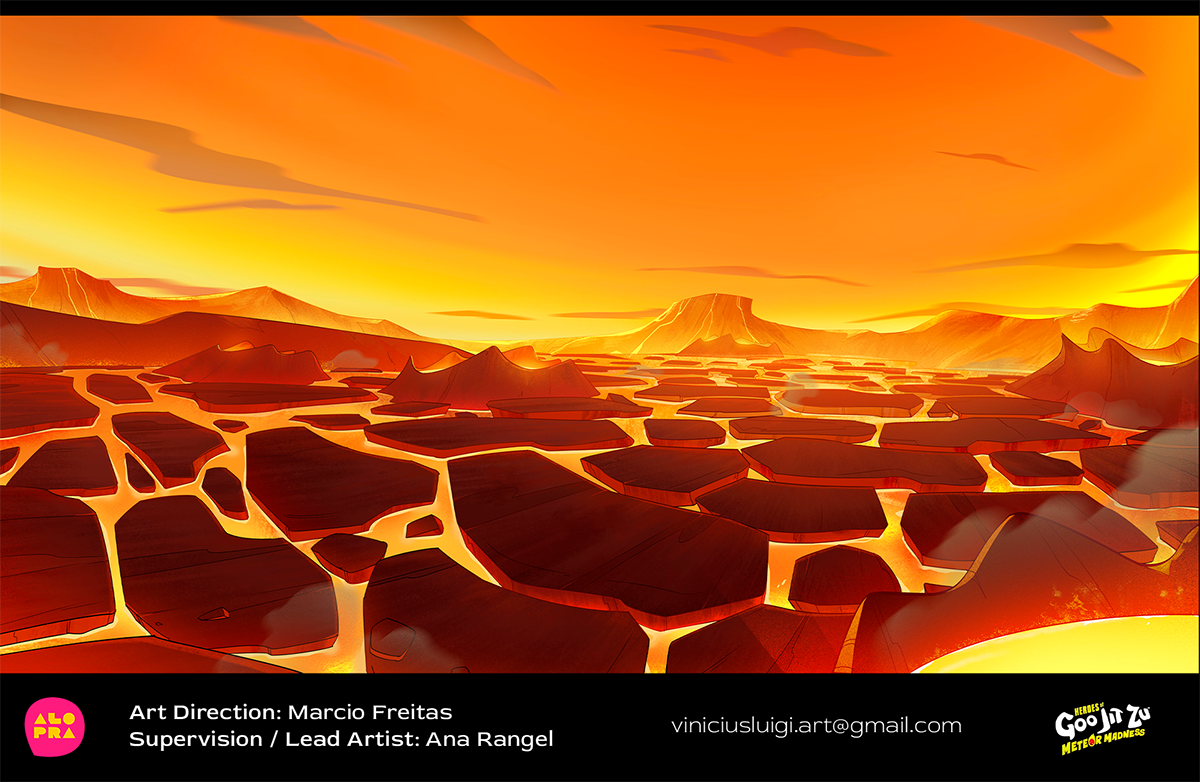 Goo Jit Zu Meteor Madness - Background Art Goo Jit Zu Meteor Madness - Background Art