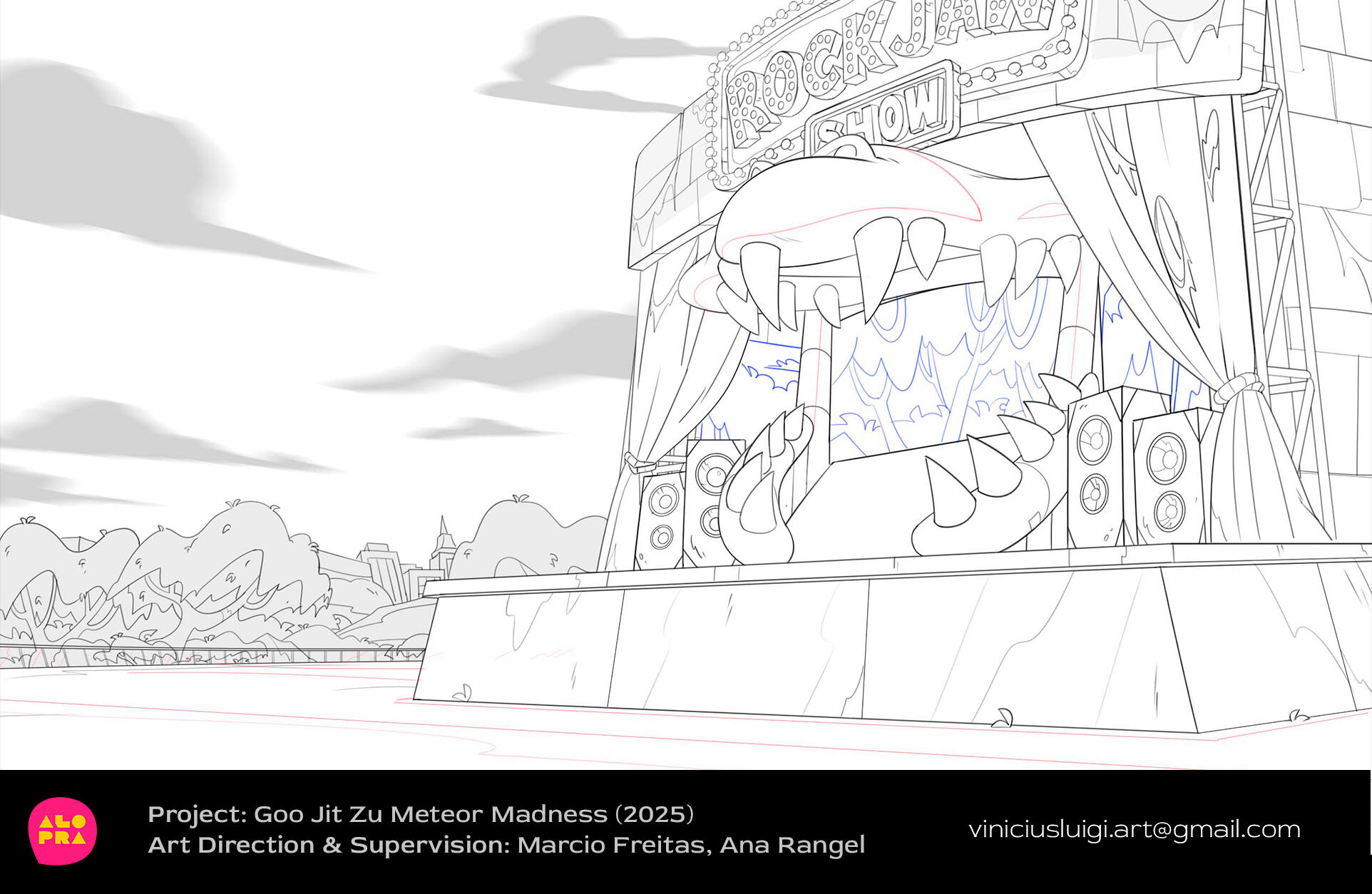 Goo Jit Zu Meteor Madness - Background Art (Layout) Goo Jit Zu Meteor Madness - Background Art (Layout)
