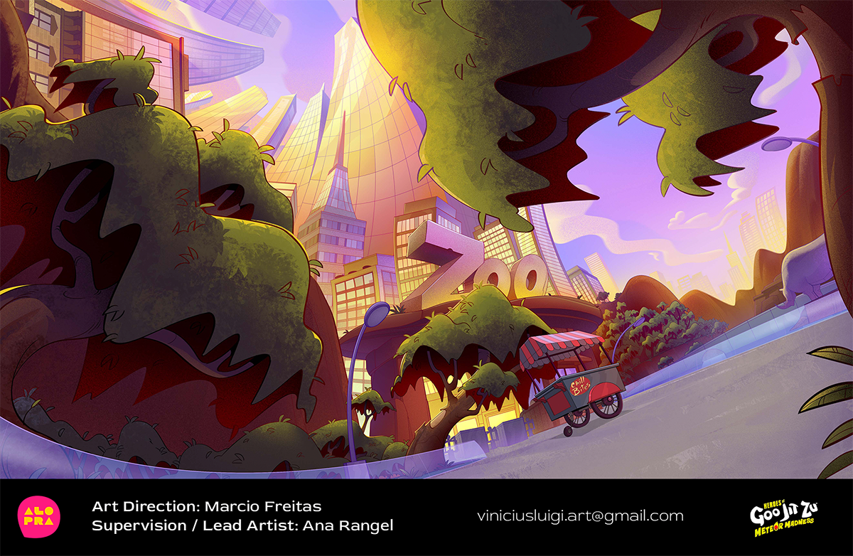 Goo Jit Zu Meteor Madness - Background Art Goo Jit Zu Meteor Madness - Background Art