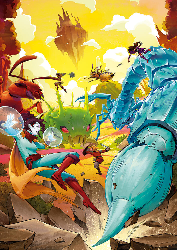 "Faz de Conta RPG" Cover Book Illustration (2025)