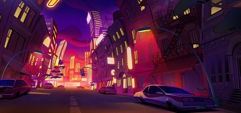 Goo Jit Zu Meteor Madness - Styleframe Illustration