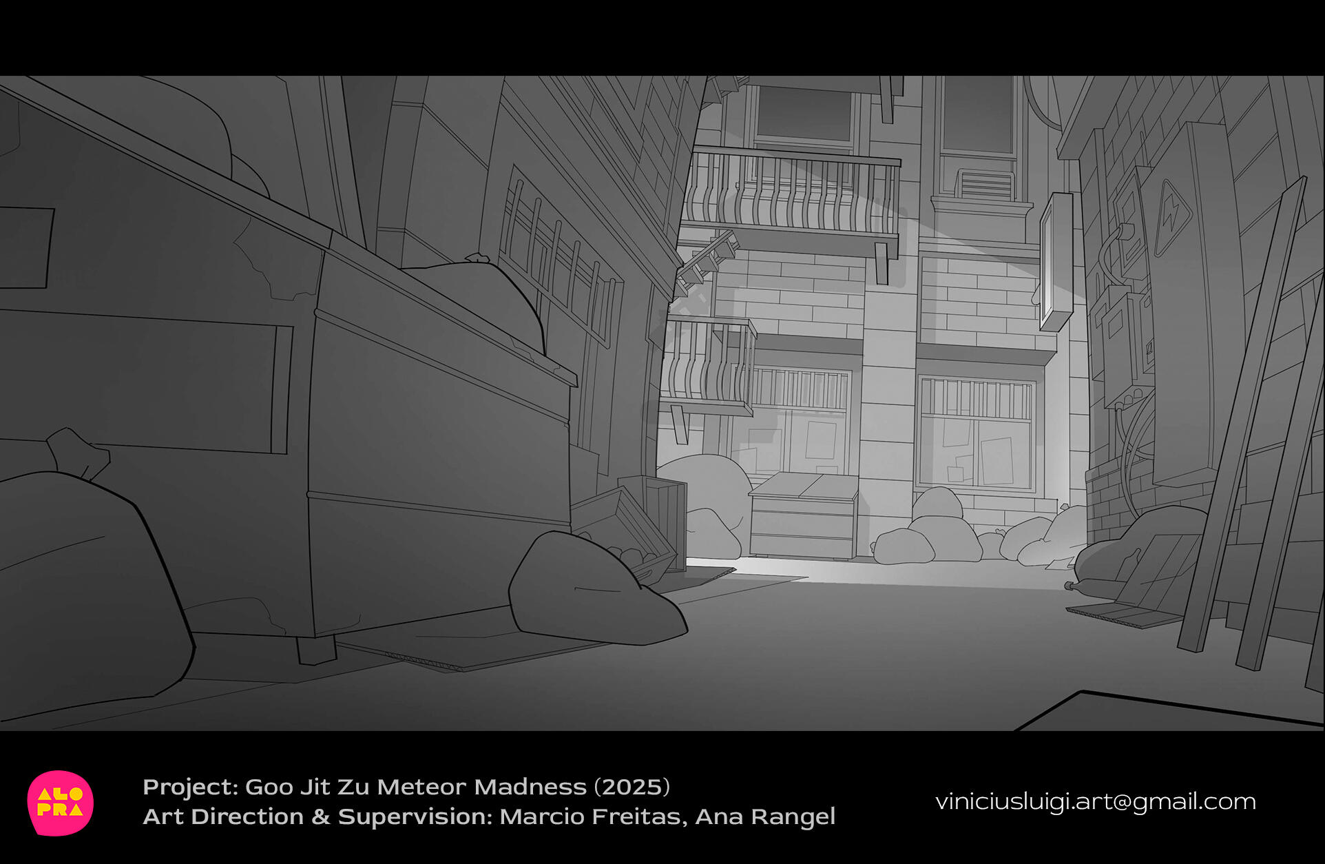 Goo Jit Zu Meteor Madness - Background Art (Layout)