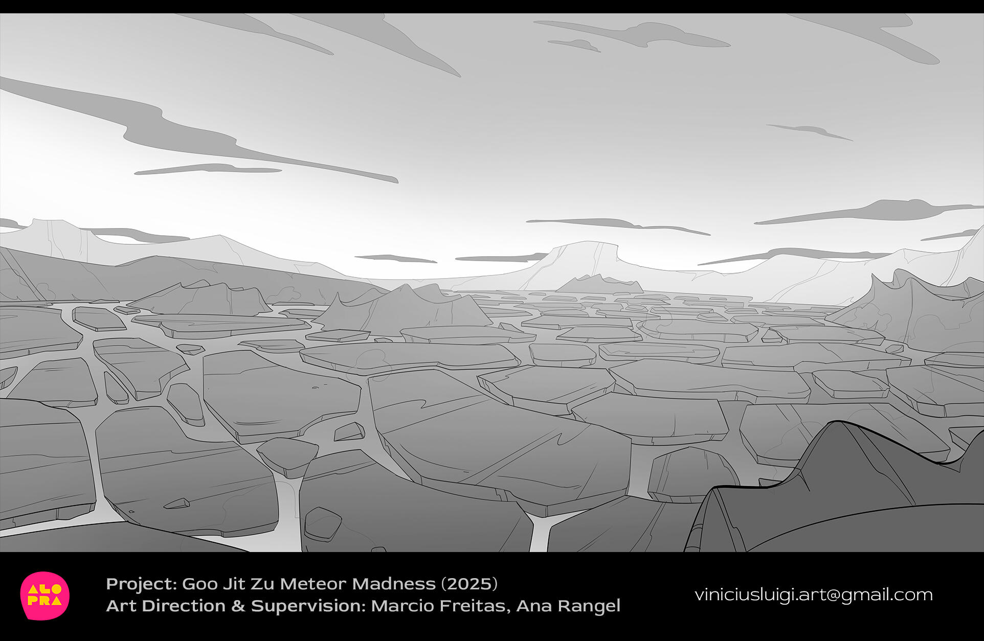 Goo Jit Zu Meteor Madness - Background Art (Layout)