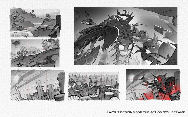 Profundo Selvagem - Composition exploration for Styleframe's Layouts